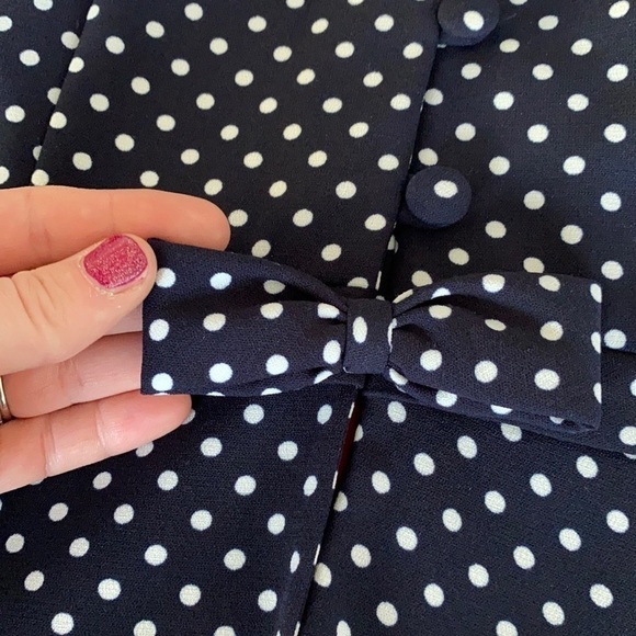 Miss Dorby Polka Dot Vintage Jacket with Bow - Picture 10 of 12